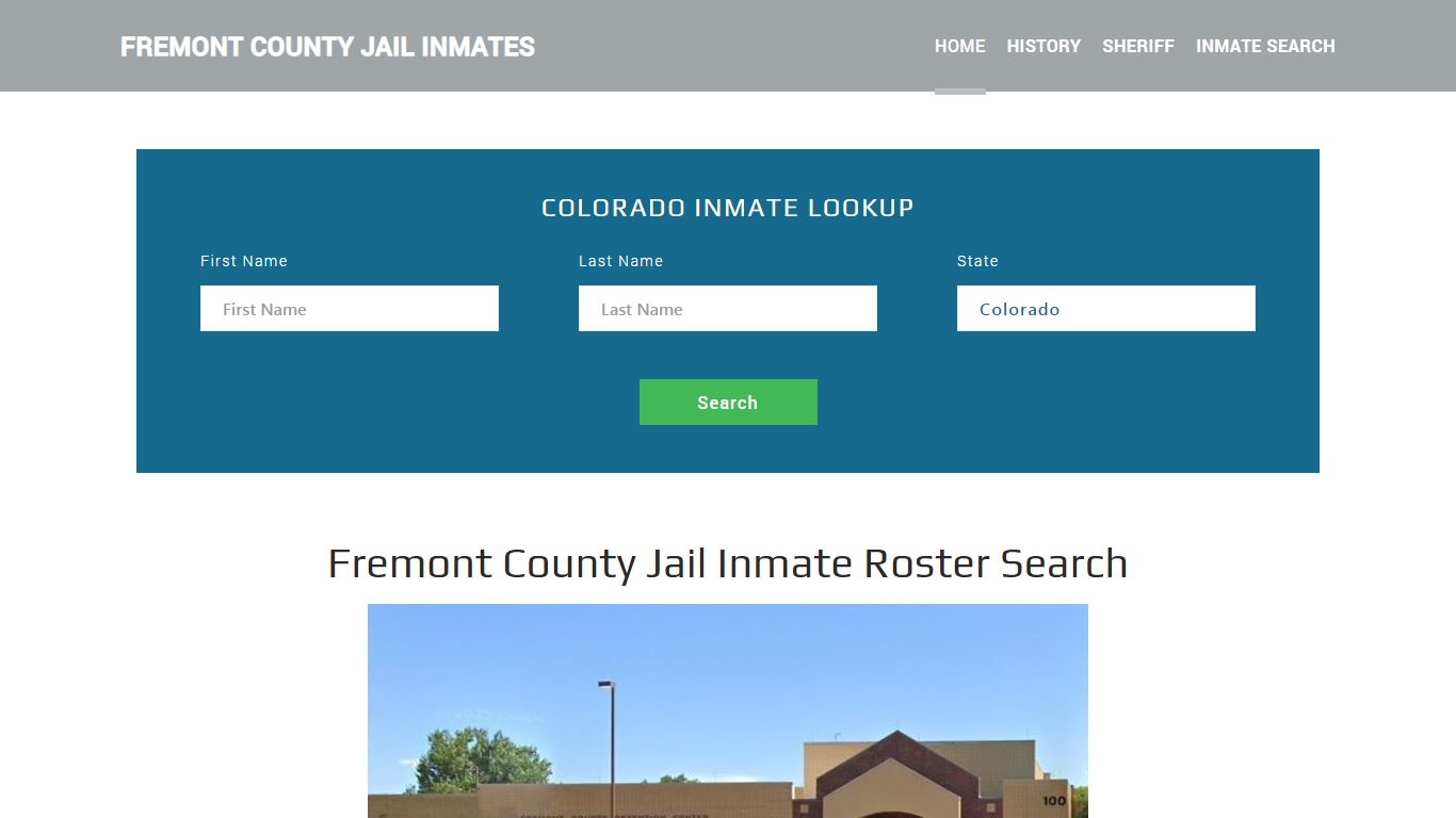 Fremont County Jail Inmate Roster Lookup, Cañon, CO